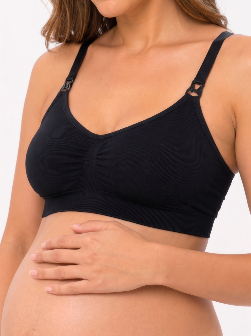 Brasier de maternidad negro
